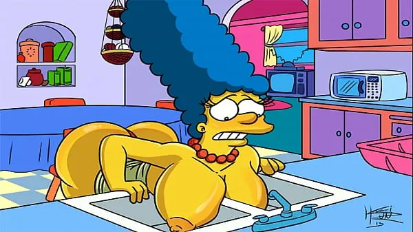 En iyi The Simpsons Hentai - Marge Sexy (GIF yeni Film
