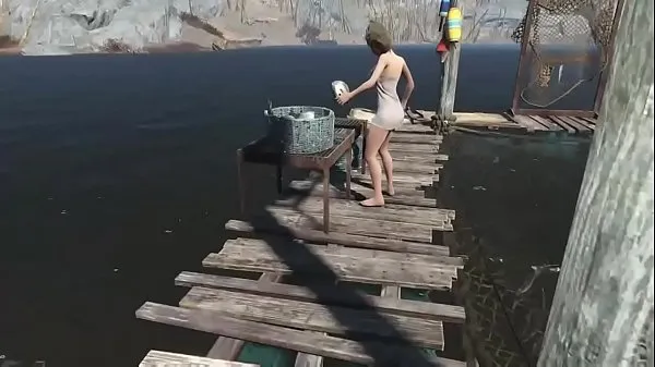 Bedste Fallout 4: Fishing Dock ft Nate & Nora nye film