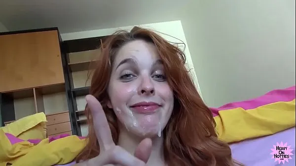 Best POV Cock Sucking Redhead Takes Facial new Movies