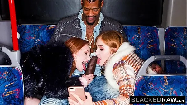 Best BLACKEDRAW Two Beauties Fuck Giant BBC On Bus new Movies