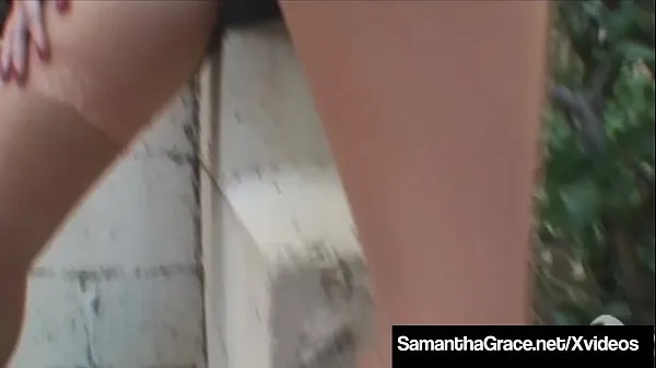 최고의 Horny Hottie Samantha Grace, uses her sex toy to rub one out while she's wearing vintage Cuban heeled stockings! Full Video & Samantha Grace Live 새 영화