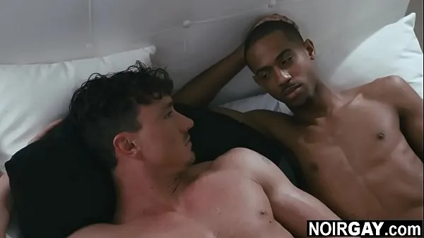 Best Black gay tricks his hangovered straight roommate into having interracial gay sex new Movies