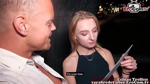 Bedste young college teen seduced on berlin street pick up for EroCom Date Porn Casting nye film