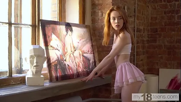 En iyi MY18TEENS - Amazing Lottie Magne masturbation in the art room yeni Film