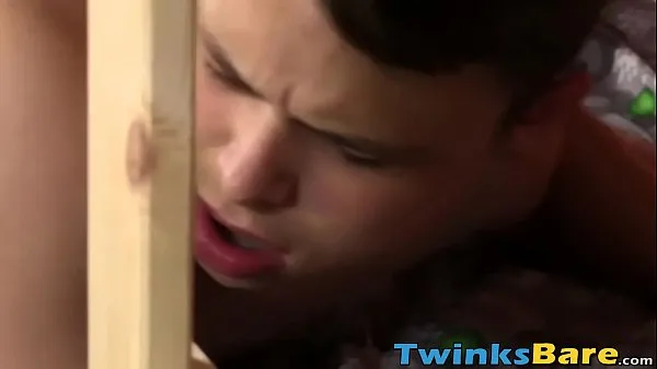 Best Gorgeous twink Austin Lock blows big cock and barebacked new Movies