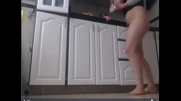 Hairy Babe Nice Nude Ass In Her Kitchen Voyeur Filem baharu terbaik