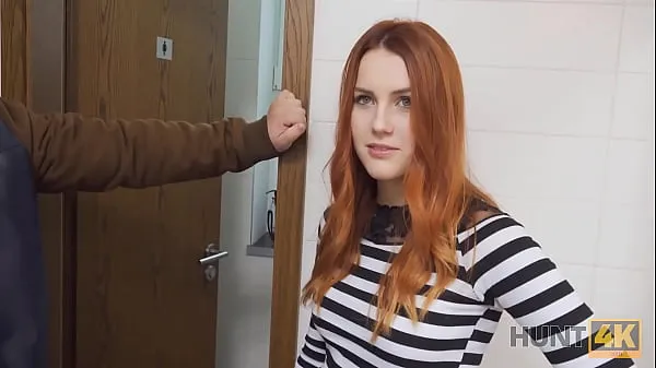 Best HUNT4K. For cash cuck permits hunter to fuck red-haired GF in restroom new Movies