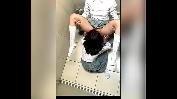 Best Two Lesbian Students Fucking in the School Bathroom! Pussy Licking Between School Friends! Real Amateur Sex! Cute Hot Latinas new Movies