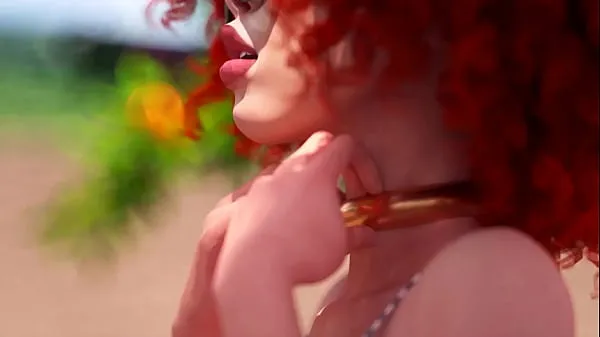 최고의 Futanari - Beautiful Shemale fucks horny girl, 3D Animated 새 영화