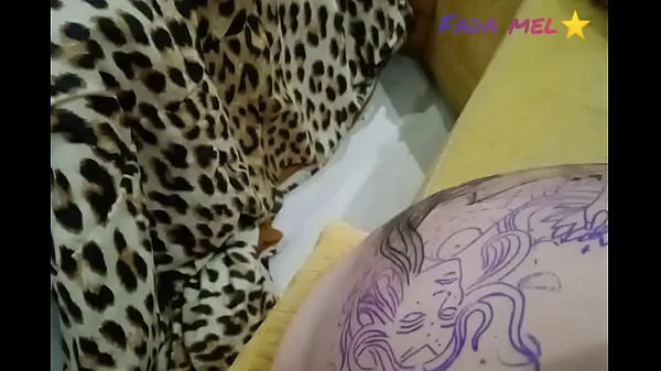 I did the tattoo without panties just to show the pussy and ass for the tattoo artist Phim mới hay nhất