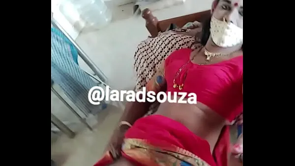Bedste Indian sexy cd Lara D'Souza in red saree nye film