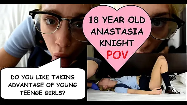 Najboljši 18 year old Anastasia Knight "Thank you sir, for giving my pussy a break novi filmi