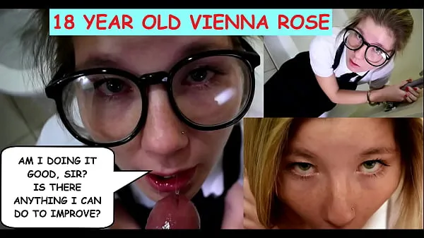최고의 Do you guys like getting blowjobs from an 18 year old girl?" Eighteen year old Vienna Rose asks submissively to a man old enough to be her 새 영화