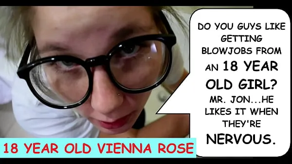 A legjobb do you guys like getting blowjobs from an 18 year old girl mr jonhe likes it when theyre nervous teenager vienna rose talking dirty to creepy old man joe jon while sucking his cock új filmek