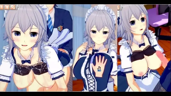 Bästa Eroge Koikatsu! ] Touhou nights Sakuya rubs breasts H! 3DCG Big Breasts Anime Video (Touhou Project) [Hentai Game nya filmer