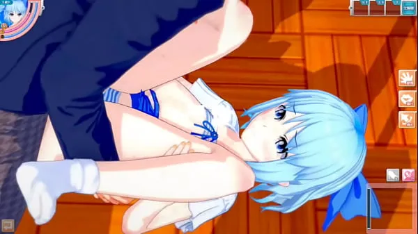 Najboljši Eroge Koikatsu! ] Touhou Cirno rubs her boobs H! 3DCG Big Breasts Anime Video (Touhou Project) [Hentai Game Toho Cirno novi filmi
