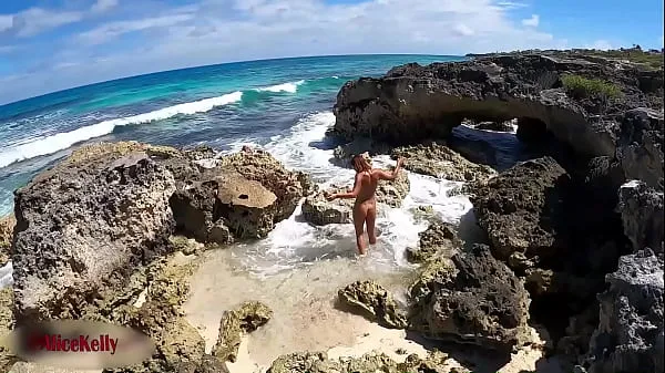Best OMG! WATCH IT! Tourist Made a Video Of A Girl Masturbating Near the Sea new Movies