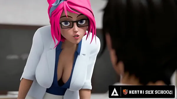 Best HENTAI SEX UNIVERSITY - Big Titty Hentai MILF Begs For Student's Cum In Front Of The WHOLE CLASS new Movies