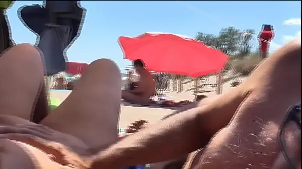 최고의 LLEEMEE (7) -Fun in the nudist beach in front of a man who din't notice at all 새 영화