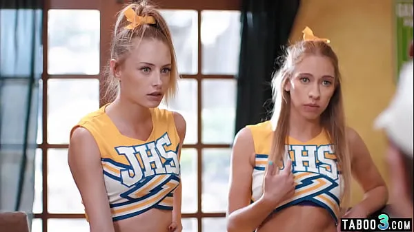 Petite blonde teens Khloe Kapri and Kyler Quinn anal fucked by their coach Film baru terbaik
