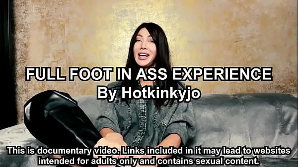 Best HOTKINKYJO FULL FOOT IN ASS EXPERIENCE - SELF DOCUMENTARY new Movies