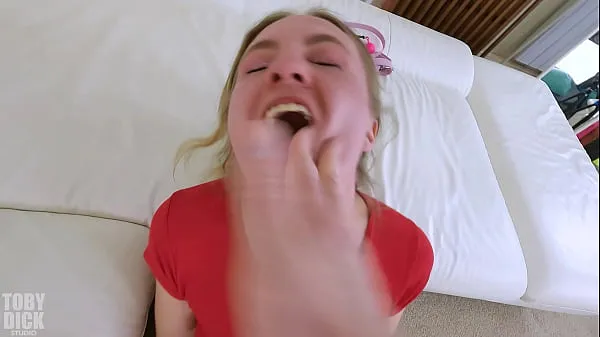 Bästa Bratty Slut gets used by old man -slapped until red in the face nya filmer