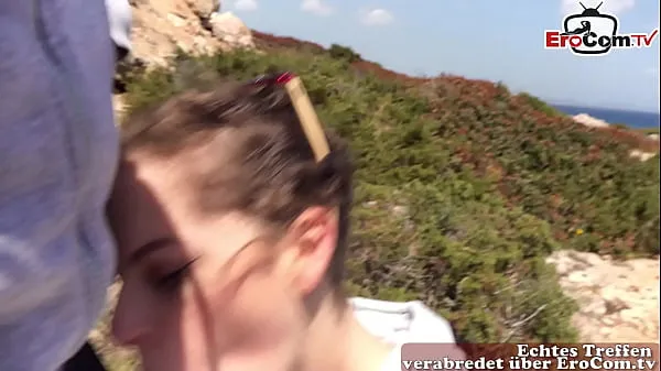 Najlepšie nové filmy (German skinny amateur young woman giving public blowjob in mallorca)