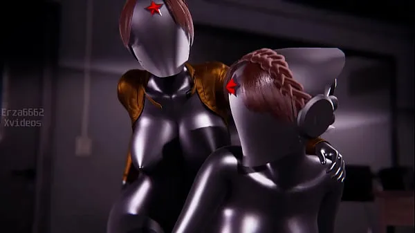 Bedste Twins Sex scene in Atomic Heart l 3d animation nye film