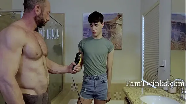 Best Shy Stepson Helps Stepdad Shave His Balls new Movies