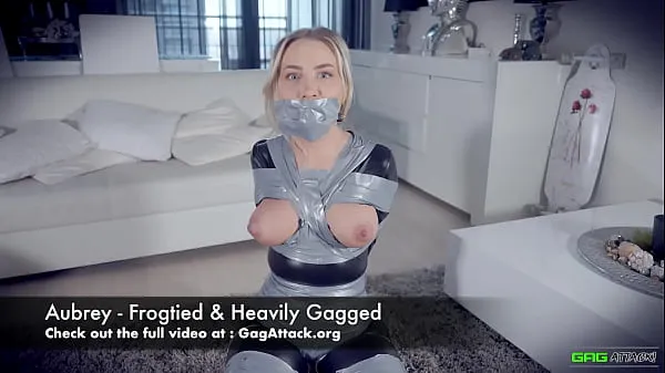 Best Aubrey - Heavily Frogtied & Heavily Gagged new Movies