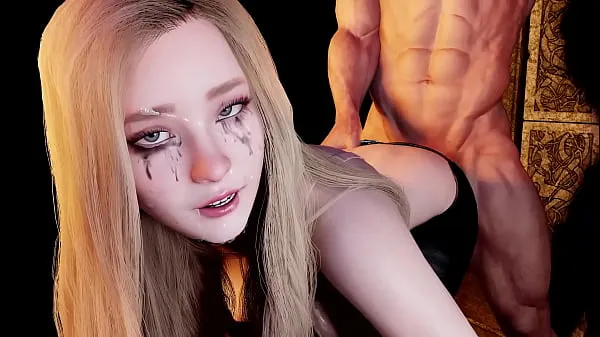 Bästa Blonde Girlfriend ass Drilling in a Dungeon | 3D Porn nya filmer