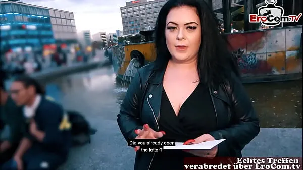 Beste Deutsches Fettes BBW Mädchen abgeschleppt beim Straßen Castingneue Filme
