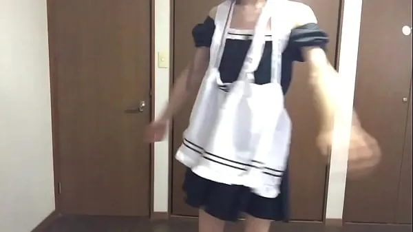 Japanese trap Maid uniform masturbation Film baru terbaik